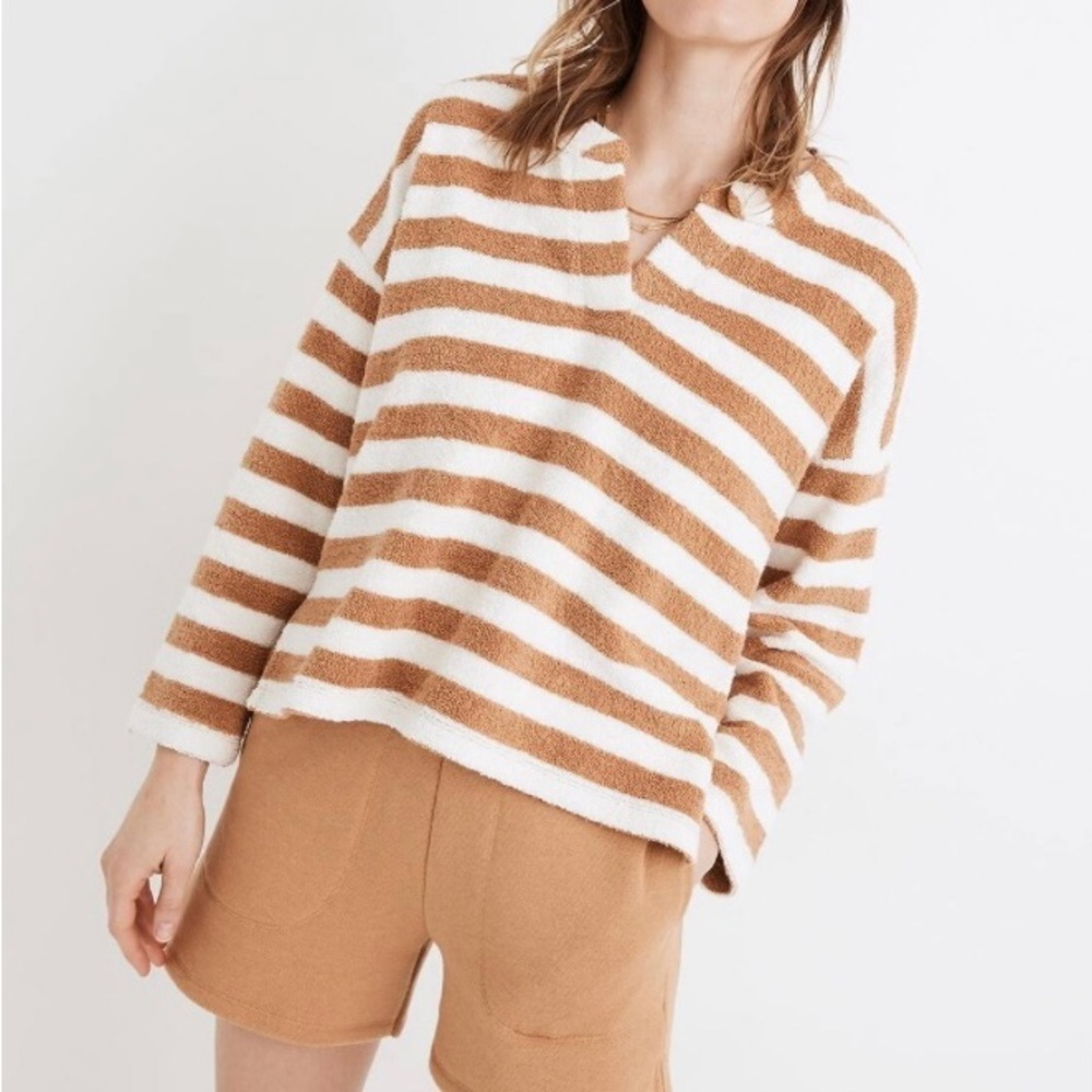 Madewell Terry Notched Sweatshirt Size XXL